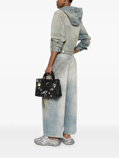 Balenciaga Small Le City Pins Tote Bag