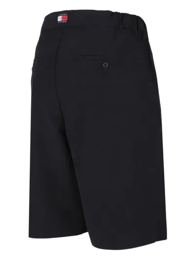 Tommy Hilfiger Elastic-waistband Logo Shorts In Blue