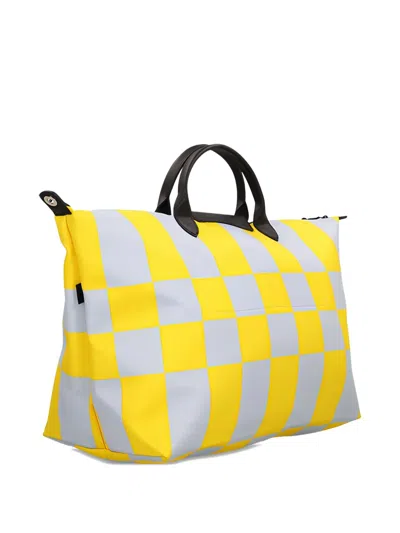 Longchamp Medium Checkerboard-pattern Tote Bag
