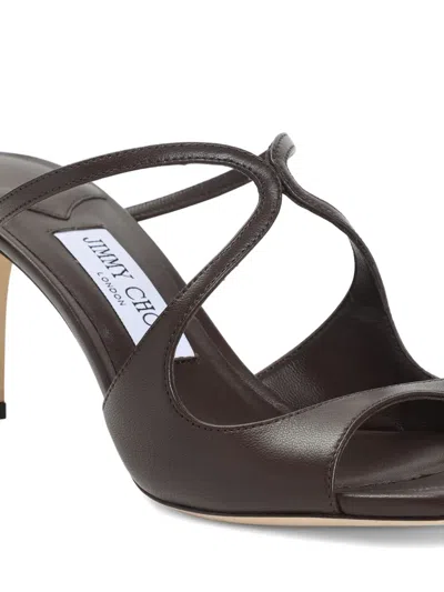 Jimmy Choo Anise 75 Leather Sandals