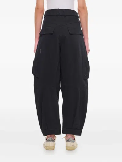 Mordecai Cargo Pocket Trousers In Black