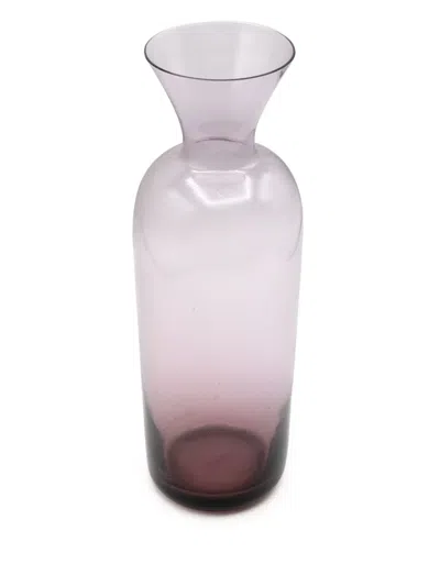 Bitossi Home Glass Bottle (25cm) In Purple