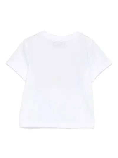 Moschino Pencil-print T-shirt In White