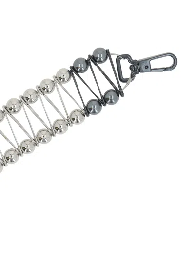 Noir Kei Ninomiya Sphere-safety Pin Vest In Gray