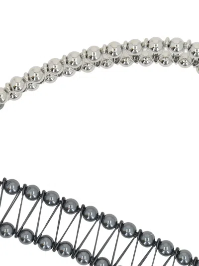 Noir Kei Ninomiya Sphere-safety Pin Vest In Gray