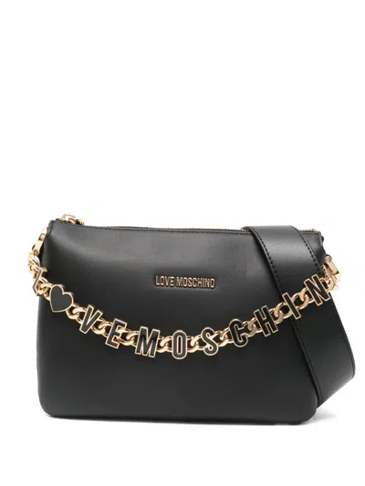 Love Moschino Chain-embellished Tote Bag In Black
