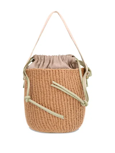 Chloé Small Woodywoven Bucket Bag
