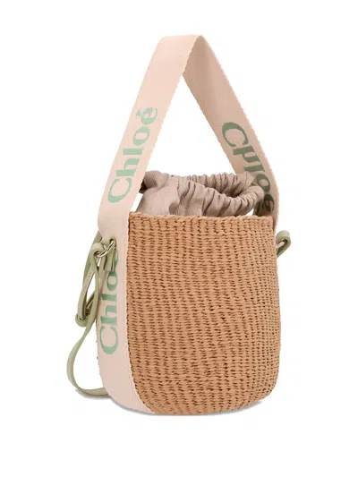 Chloé Small Woodywoven Bucket Bag