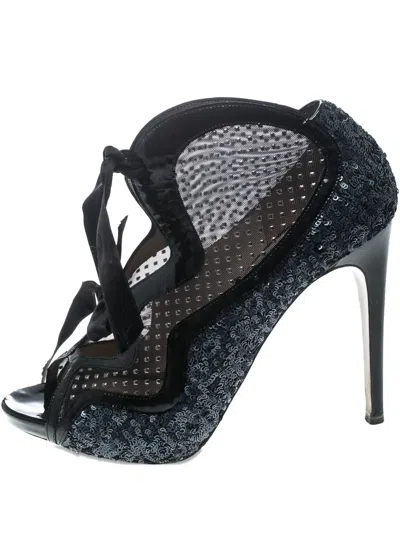 Pre-owned Nicholas Kirkwood Mesh Booties