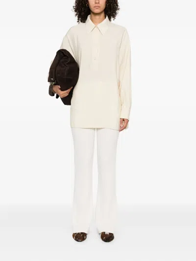 Nanushka Linka Button-fastening Shirt In Neutral
