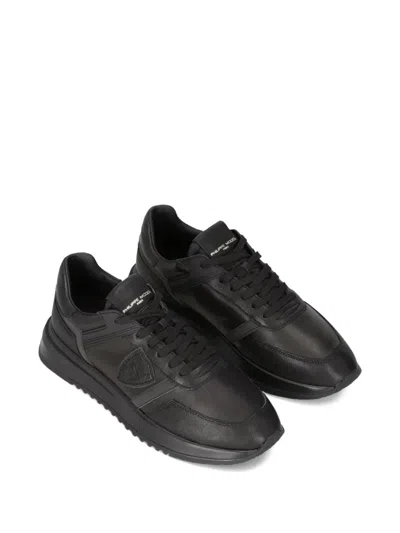 Philippe Model Tropez 2.1 Low-top Leather Sneakers In Black