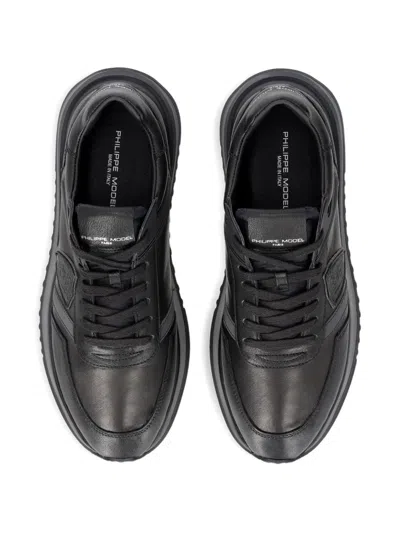 Philippe Model Tropez 2.1 Low-top Leather Sneakers In Black