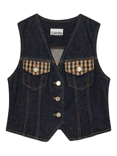 Ganni Neppy Denim Vest