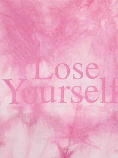 Pre-owned Rabanne Tie-dye Asymmetric T-shirt In Pink