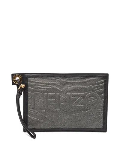 Pre-owned Kenzo Multi-pocket Pouch In Black