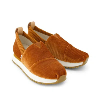 Toms Shoes Alpargata Resident 2.0 Brown Corduroy Sneaker