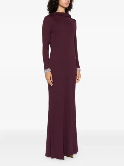 Stephane Rolland Embellished-cuffs Maxi Dress