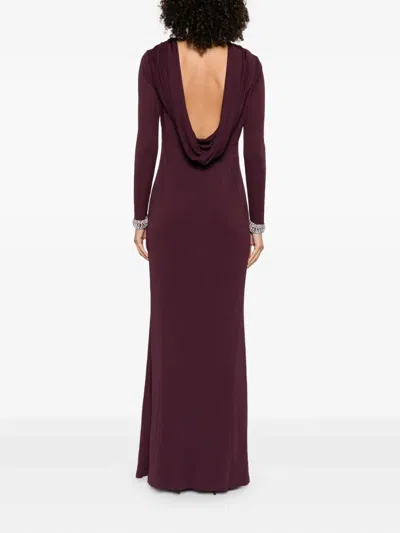 Stephane Rolland Embellished-cuffs Maxi Dress