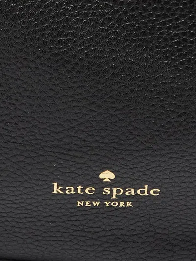 Pre-owned Kate Spade Leather Shoulder Bag In Black
