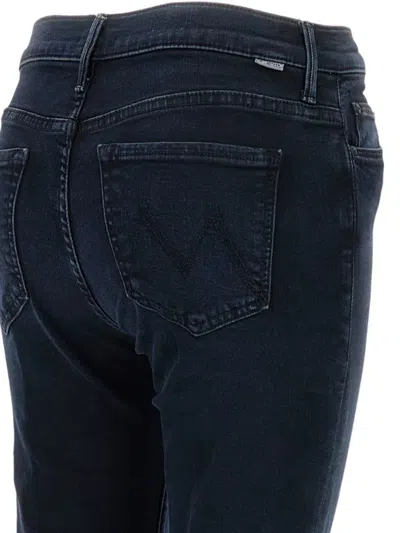 Mother The Weekender Fray Jeans Chip On My Shoulder In Blue