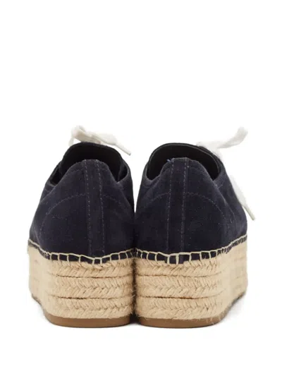 Pre-owned Miu Miu Lace-up Espadrille Sneakers