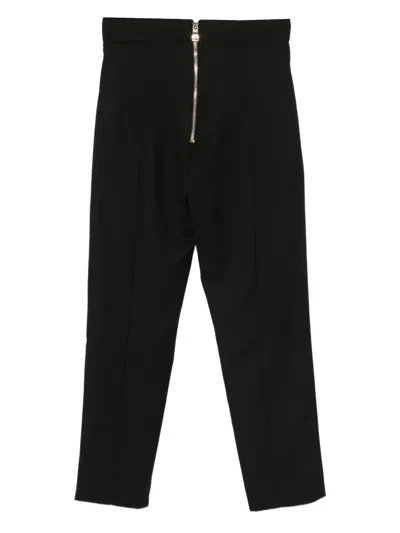 Balmain Buttoned Trousers In Black