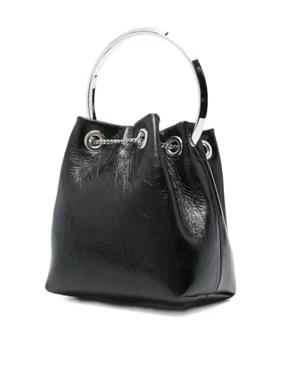 Jimmy Choo Bon Bon Circular-handle Tassel Bucket Bag