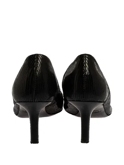Pre-owned Tod's 70mm Leather Pumps In Black