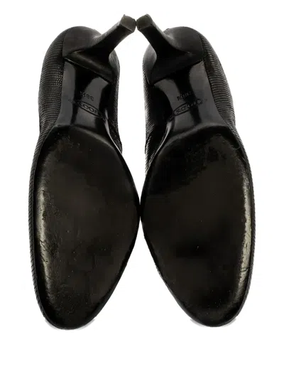 Pre-owned Tod's 70mm Leather Pumps In Black