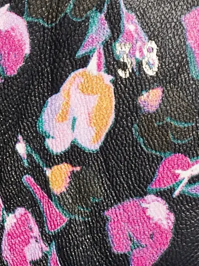 Pre-owned Versace Medusa Floral-print Sneakers In Multi
