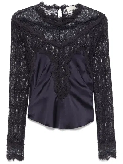 Isabel Marant Diem Blouse In Black