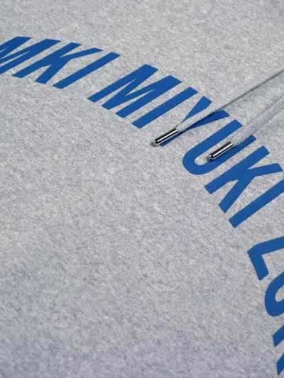 Mki Miyuki Zoku Arc-logo Hoodie In Gray