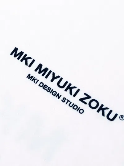Mki Miyuki Zoku Logo-print T-shirt In White