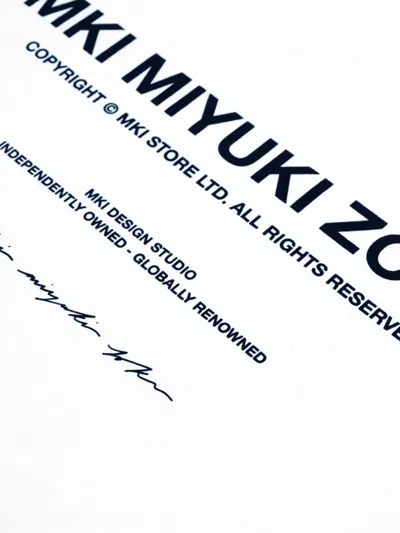 Mki Miyuki Zoku Logo-print T-shirt In White