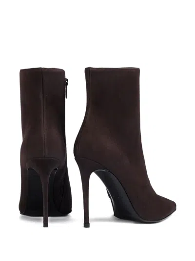 Le Silla 100mm Eva Ankle Boots In Brown