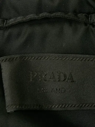 Pre-owned Prada Quilted Down Gilet In Black
