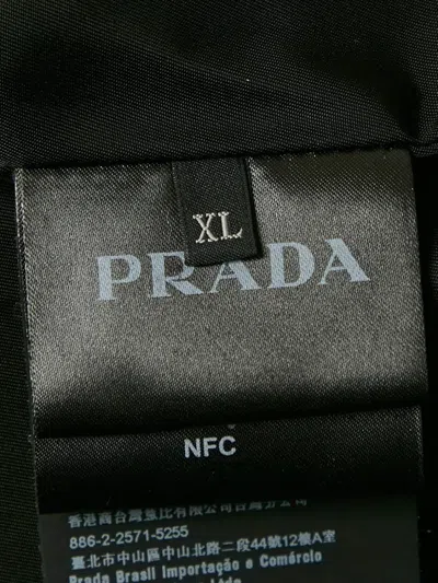 Pre-owned Prada Quilted Down Gilet In Black