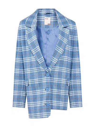 Pcfg Store Free Heaven Multicolor Checked Blazer