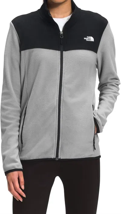 The North Face Women's Tka Glacier Full Zip Jacket In Mid Grey