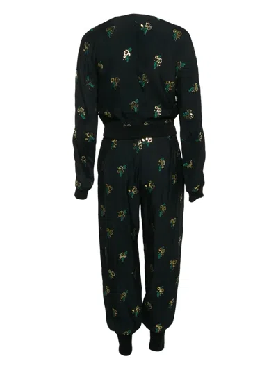 Pre-owned Stella Mccartney Embroidered Jacquard Jumpsuit