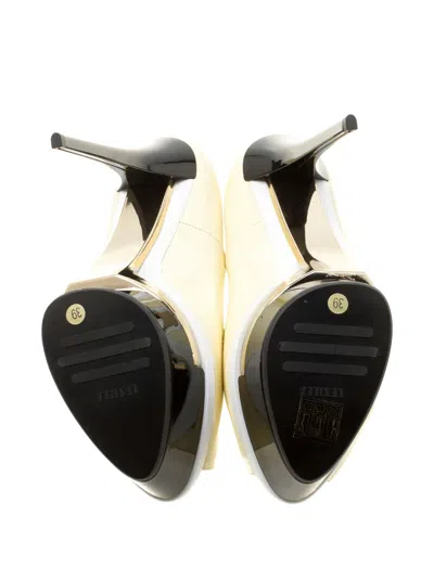 Pre-owned Le Silla 155mm Peep-toe Platform Pumps