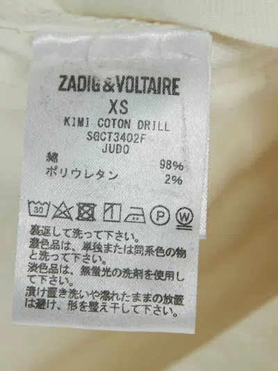 Pre-owned Zadig & Voltaire Four-pockets Denim Jacket