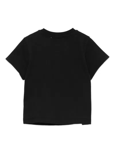 Moschino Pencil-print T-shirt In Black