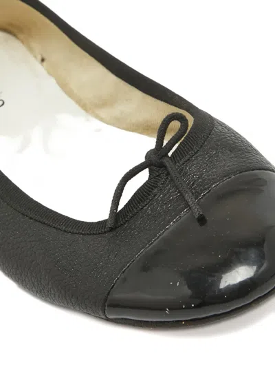 Pre-owned Repetto Patent Leather Bow Ballet Flats