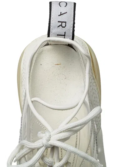 Pre-owned Stella Mccartney Metallic Sneakers In White