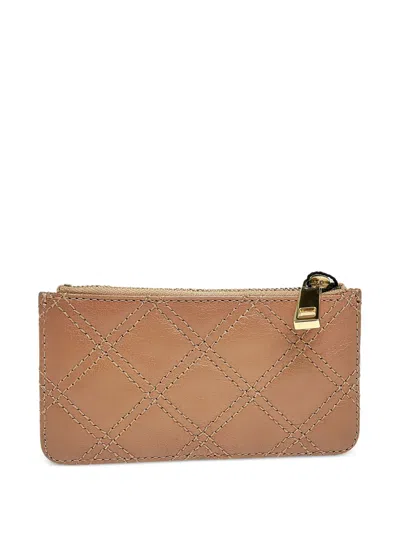 Pre-owned Marc Jacobs Vintage Quilted Leather Wallet In Neutral