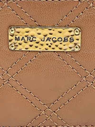 Pre-owned Marc Jacobs Vintage Quilted Leather Wallet In Neutral