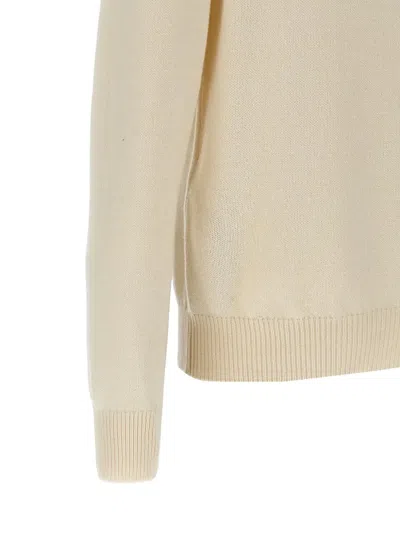 Gucci Logo Sweater Sweaters And Cardigans White In Neutral
