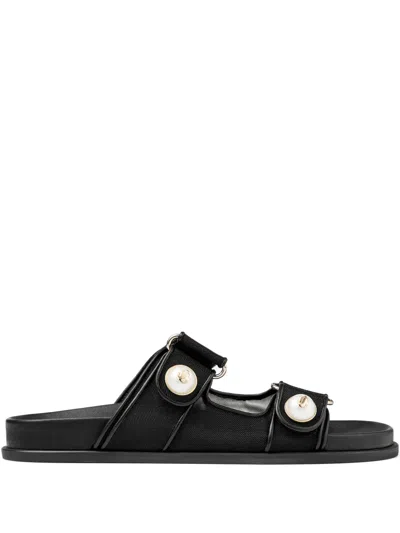 Jimmy Choo Fayence Pearl-embellished Sandals