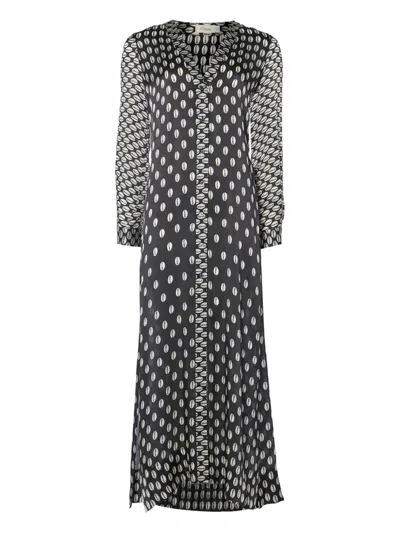 Temperley London Cowrie Print Button Coat In Multi